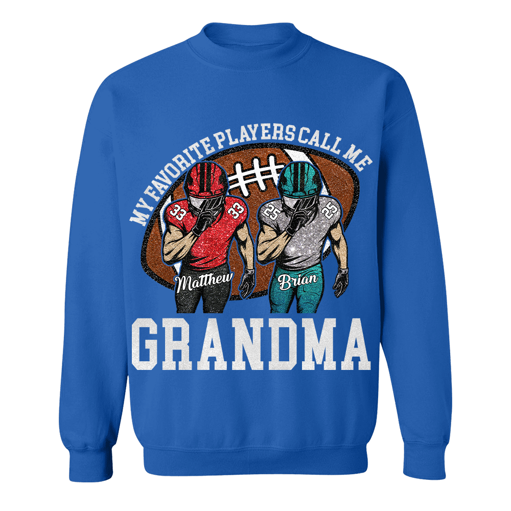 My Favorite Player Call Me Mom Grandma Personalized Football Mom Grandma Shirt Gift For Sport Family T1807
