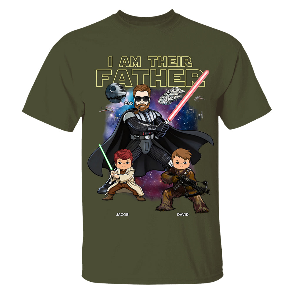 I Am Their Father Custom Vintage Style Shirt For Dad - Father's Day Gift New VH01
