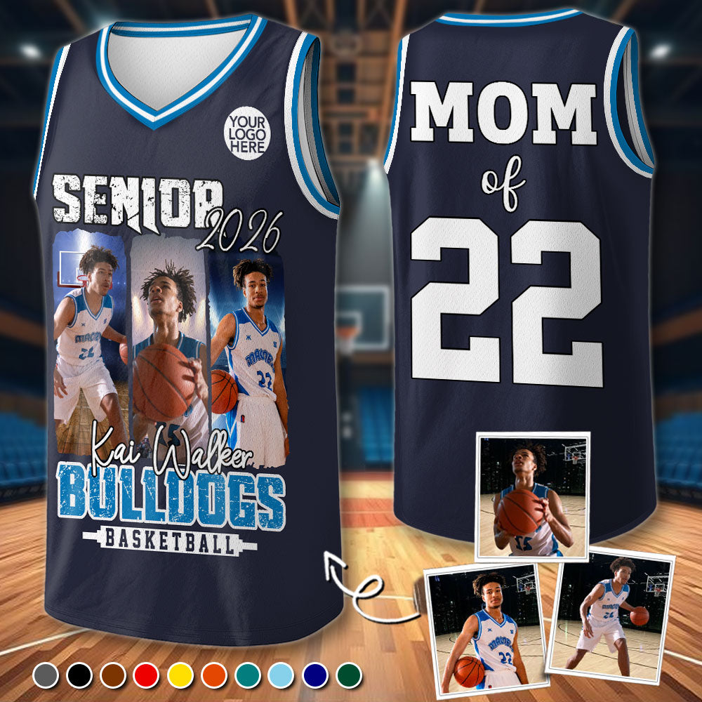 Custom Photo Basketball Player Basketball Jersey- Personalized Team Name School Name Jersey A2110 Vrs2 Pt99