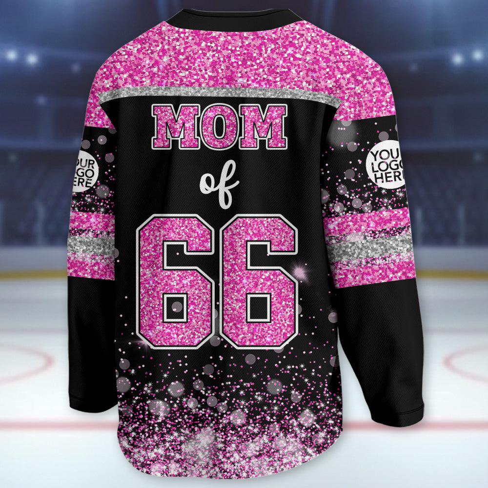 Custom Photo Ice Hockey Jersey Shirt For Ice Hockey Family GameDay Shirt T24