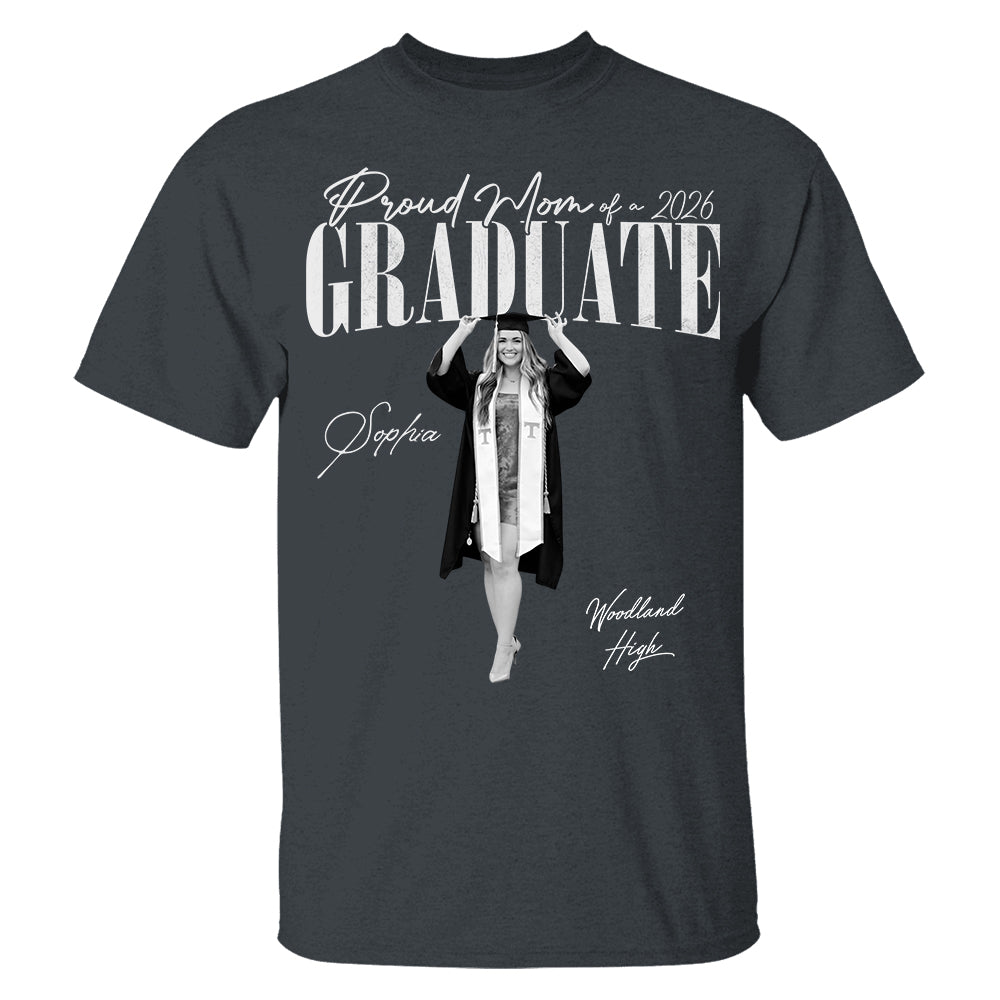 Personalized Graduation Shirts Custom Graduation Shirt Class of 2026 Family Gifts For Family Member Graduation Shirt Proud Family Shirt  Na02 Li29