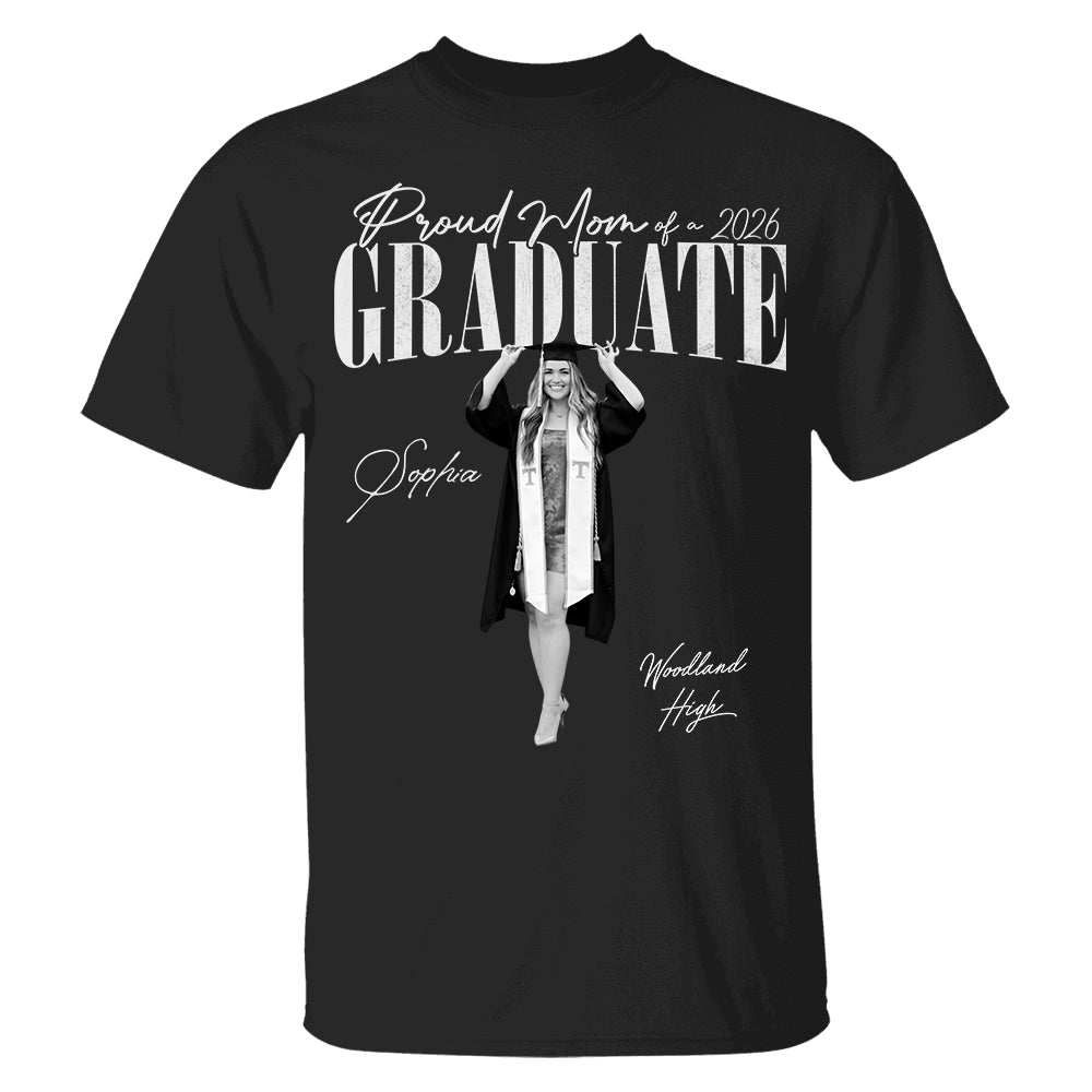 Personalized Graduation Shirts Custom Graduation Shirt Class of 2026 Family Gifts For Family Member Graduation Shirt Proud Family Shirt  Na02 Li29