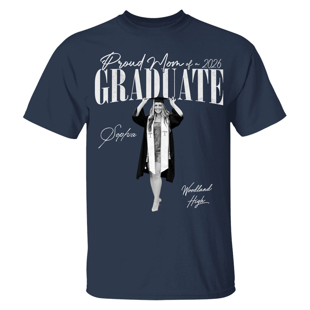 Personalized Graduation Shirts Custom Graduation Shirt Class of 2026 Family Gifts For Family Member Graduation Shirt Proud Family Shirt  Na02 Li29