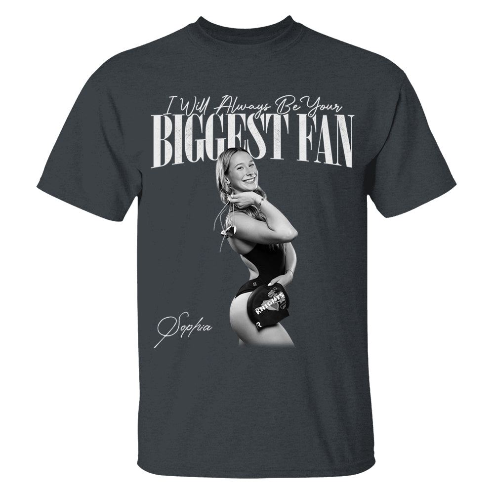 I’ll Always Be Your Biggest Fan – Vintage Washed Retro Bootleg Tee for Swimming Players NA02