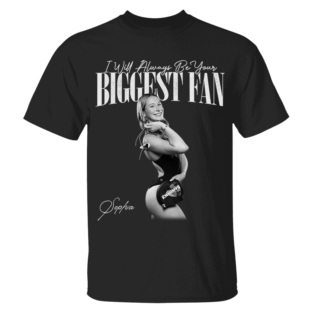 I’ll Always Be Your Biggest Fan – Vintage Washed Retro Bootleg Tee for Swimming Players NA02