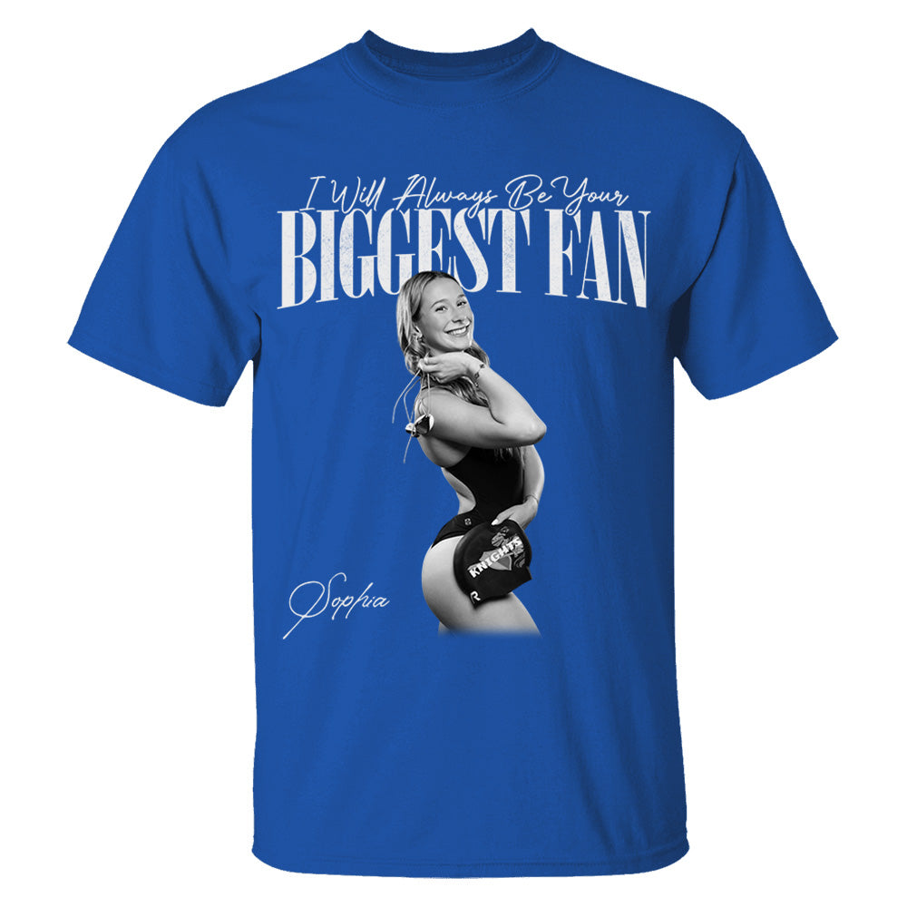 I’ll Always Be Your Biggest Fan – Vintage Washed Retro Bootleg Tee for Swimming Players NA02