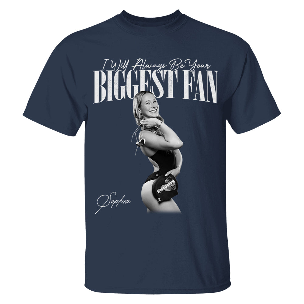 I’ll Always Be Your Biggest Fan – Vintage Washed Retro Bootleg Tee for Swimming Players NA02