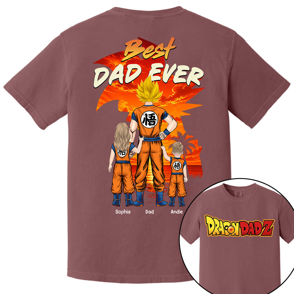 Custom DragonDad Best Dad Ever Shirt, Father's Day 2026 L0411 VH01
