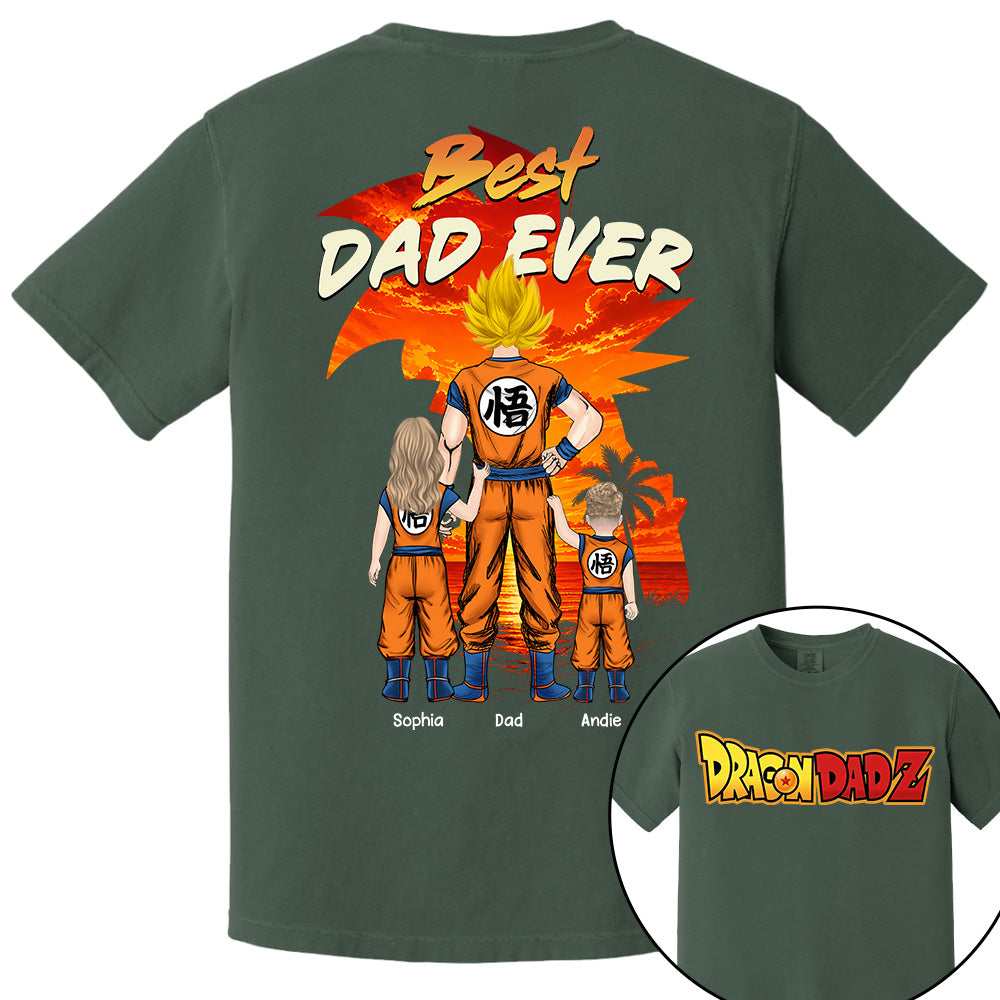 Custom DragonDad Best Dad Ever Shirt, Father's Day 2026 L0411 VH01