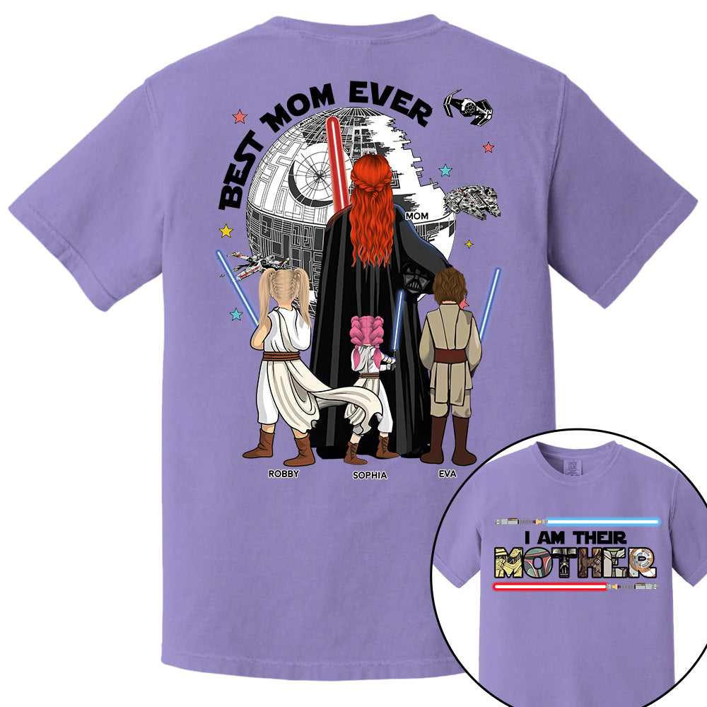 I Am Their Mother - Best Mom In The Galaxy - Personalized Shirt - Gift For Mother's Day T1807 VH01