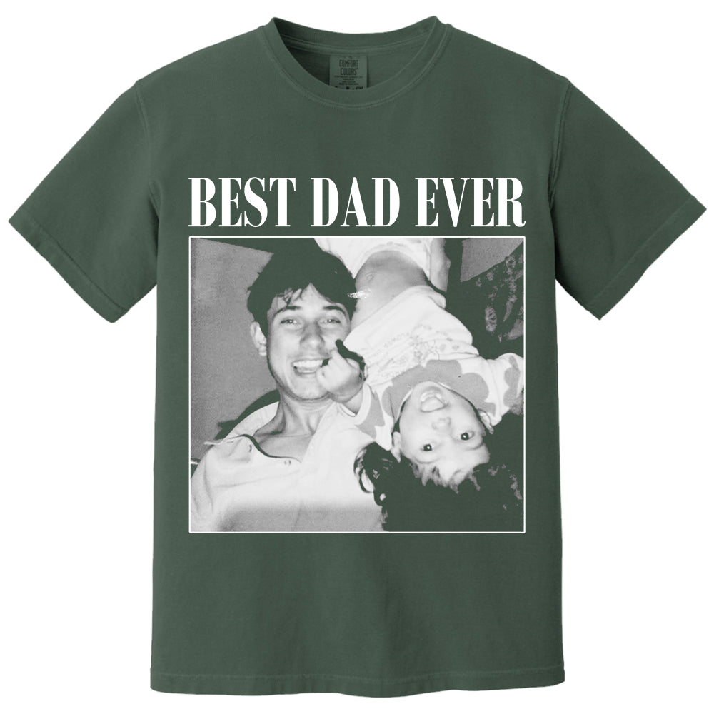 Custom Photo Dad Shirt, Personalised Comfort Colors Dad Shirt, Dad Picture Tshirt , Christmas Gift for Dad, Dad Tee, Dad Gift, Grandpa Gift VH01