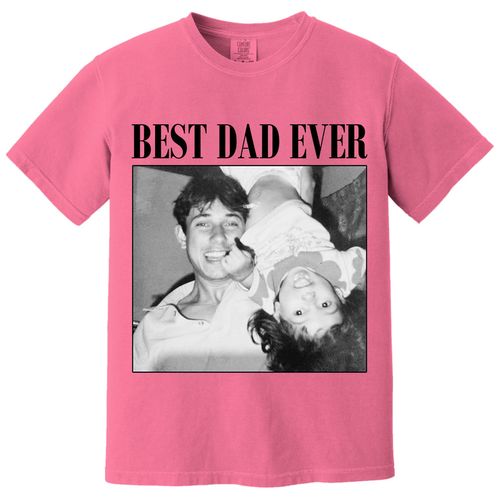Custom Photo Dad Shirt, Personalised Comfort Colors Dad Shirt, Dad Picture Tshirt , Christmas Gift for Dad, Dad Tee, Dad Gift, Grandpa Gift VH01