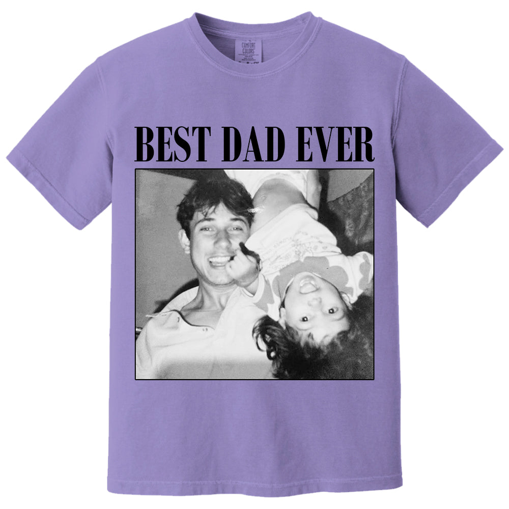Custom Photo Dad Shirt, Personalised Comfort Colors Dad Shirt, Dad Picture Tshirt , Christmas Gift for Dad, Dad Tee, Dad Gift, Grandpa Gift VH01