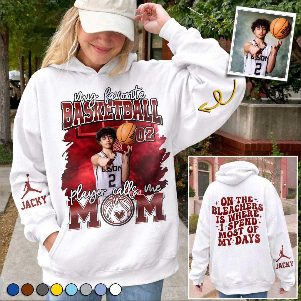 My Favorite Basketball Player Calls Me Mom - Personalized All Over Print Shirt For Basketball Family T1807