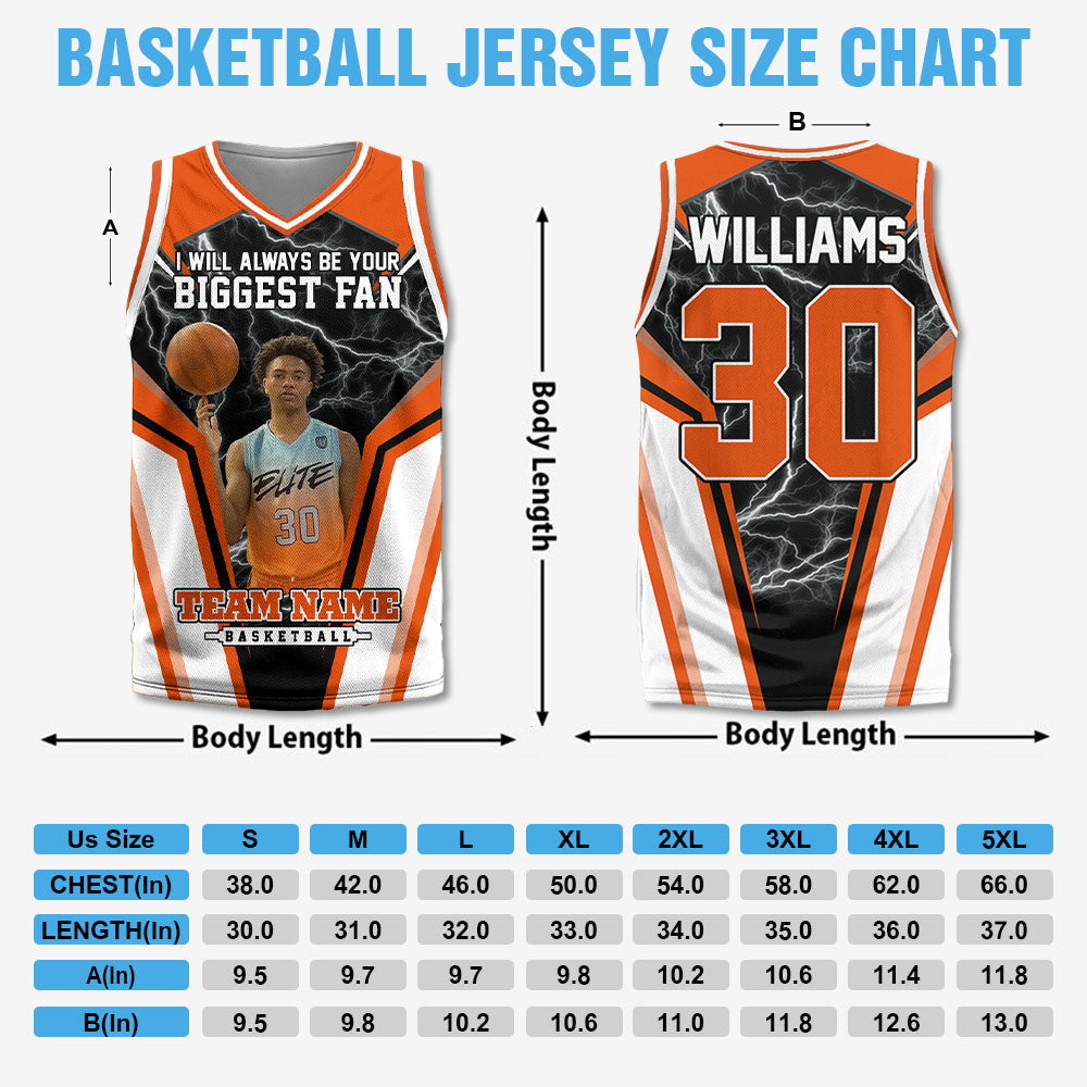 I Will Always Be Your Biggest Fan Personalized All Over Print Basketball Jersey For Basketball Mom Grandma Sport Family Na02 Pt99
