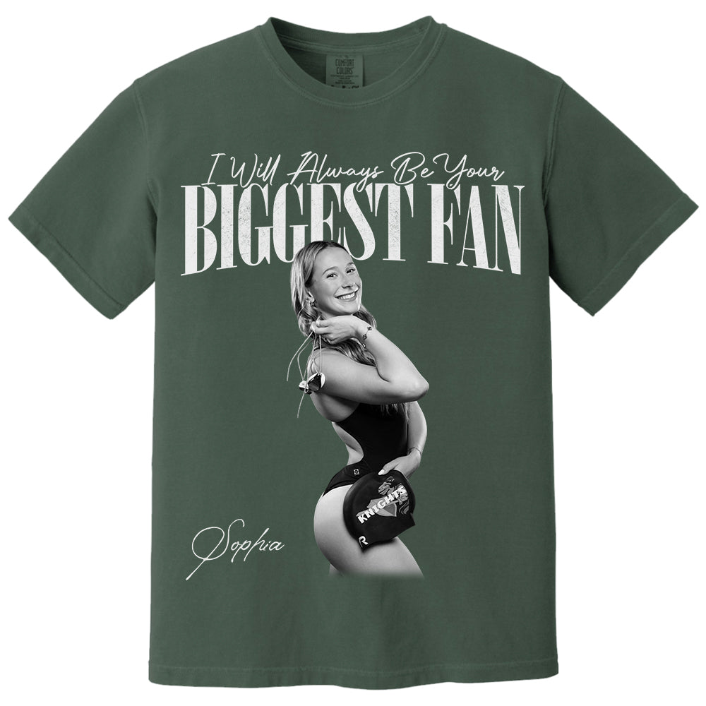 I’ll Always Be Your Biggest Fan – Vintage Washed Retro Bootleg Tee for Swimming Players NA02