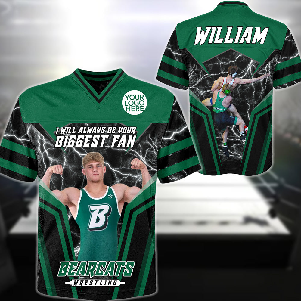 I'll Always Be Your Biggest Fan - Personalized Shirt For Wrestling Family NA04 Pt99