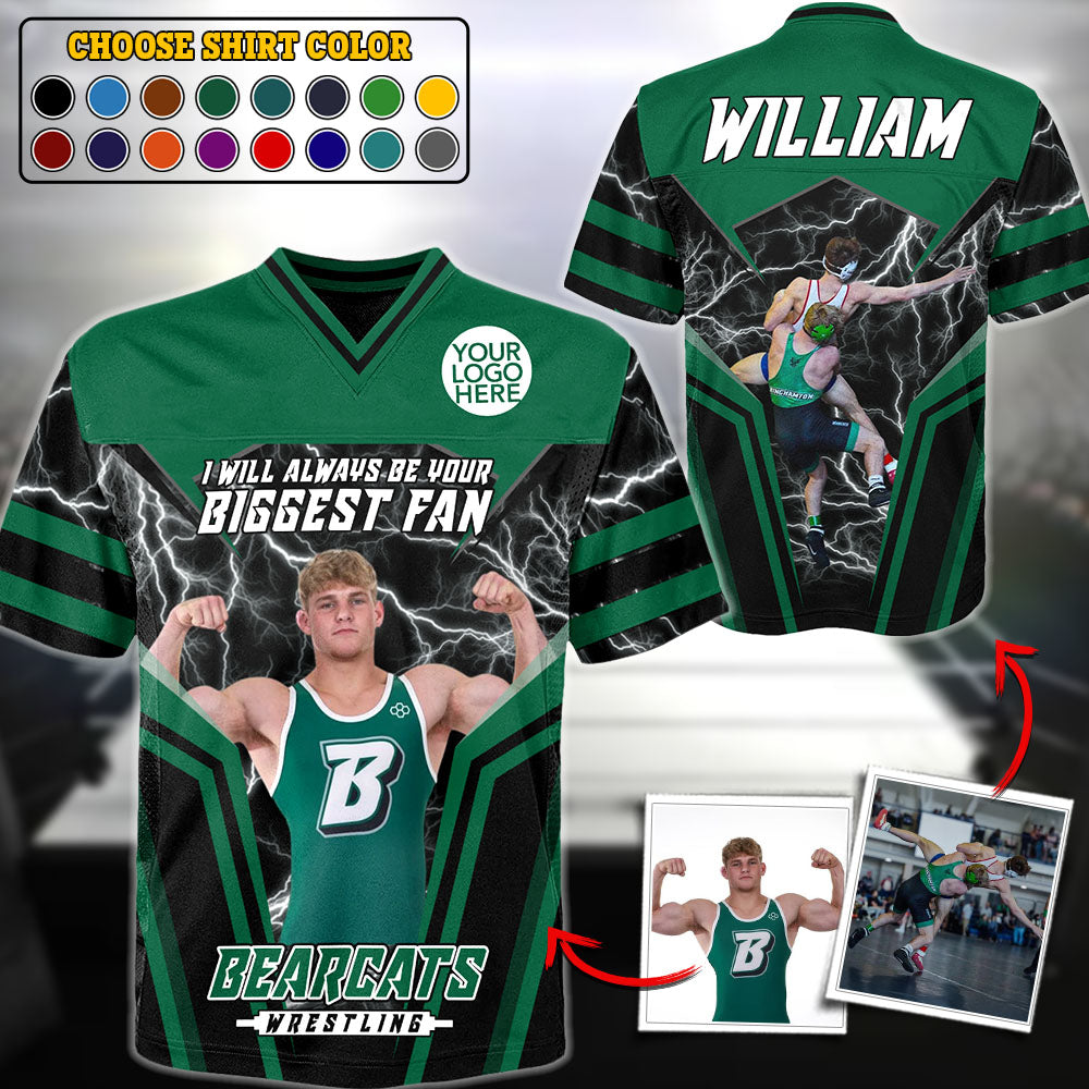 I'll Always Be Your Biggest Fan - Personalized Shirt For Wrestling Family NA04 Pt99