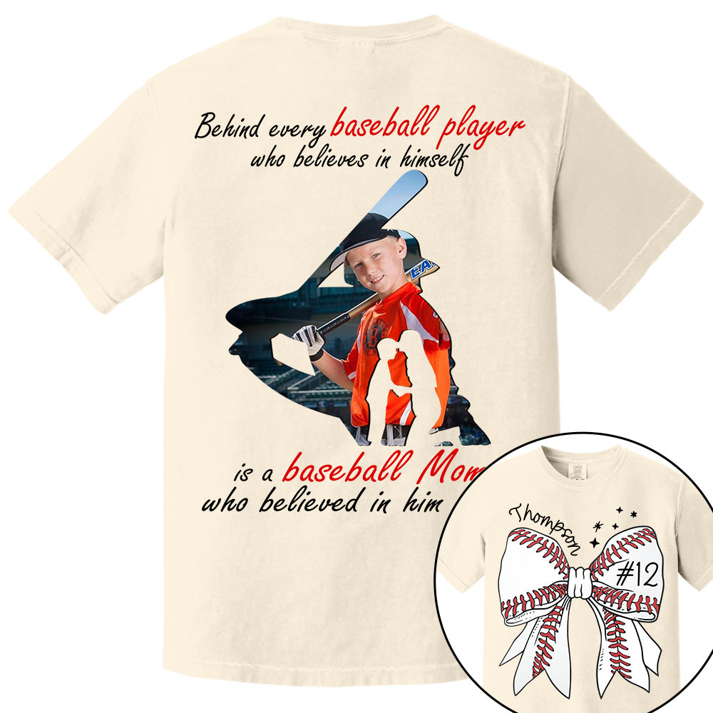 Baseball Mom Shirt, Personalized Baseball Shirt, Gift For Baseball Lover NA04 Li29