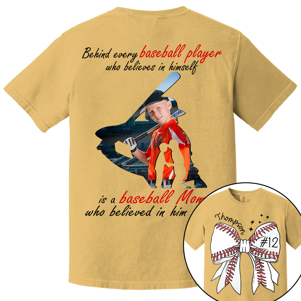 Baseball Mom Shirt, Personalized Baseball Shirt, Gift For Baseball Lover NA04 Li29