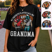 My Favorite Player Call Me Mom Grandma Personalized Football Mom Grandma Shirt Gift For Sport Family T1807 TH23