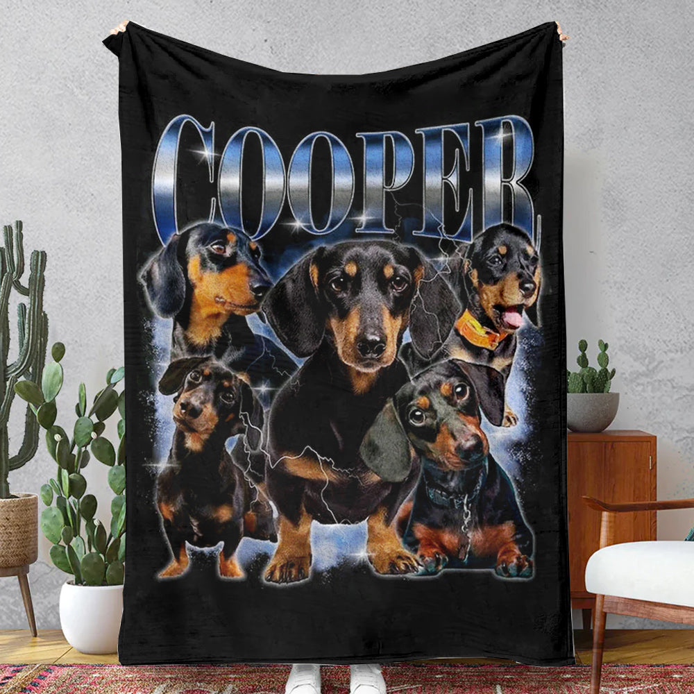 Personalized Upload Photo Dog Comfort Color Blanket For Pet Lovers, Custom Bootleg Pet Blanket, Custom Dog Blanket, Custom Cat Blanket, Dog Blanket, Cat Blanket, Custom Pet Blanket Do99