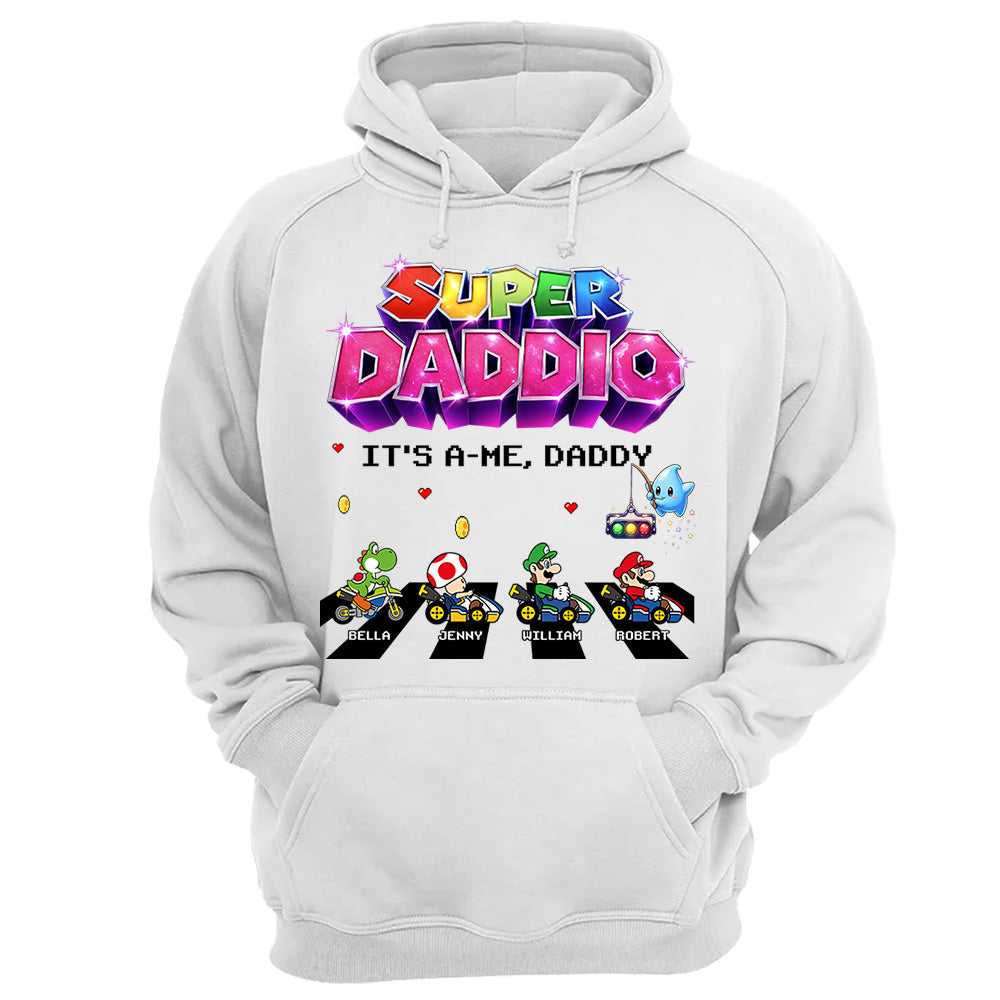 Customized Super Daddio It's A Me, Daddy Shirts, Father's Day Gift For Dad L0411 VH01