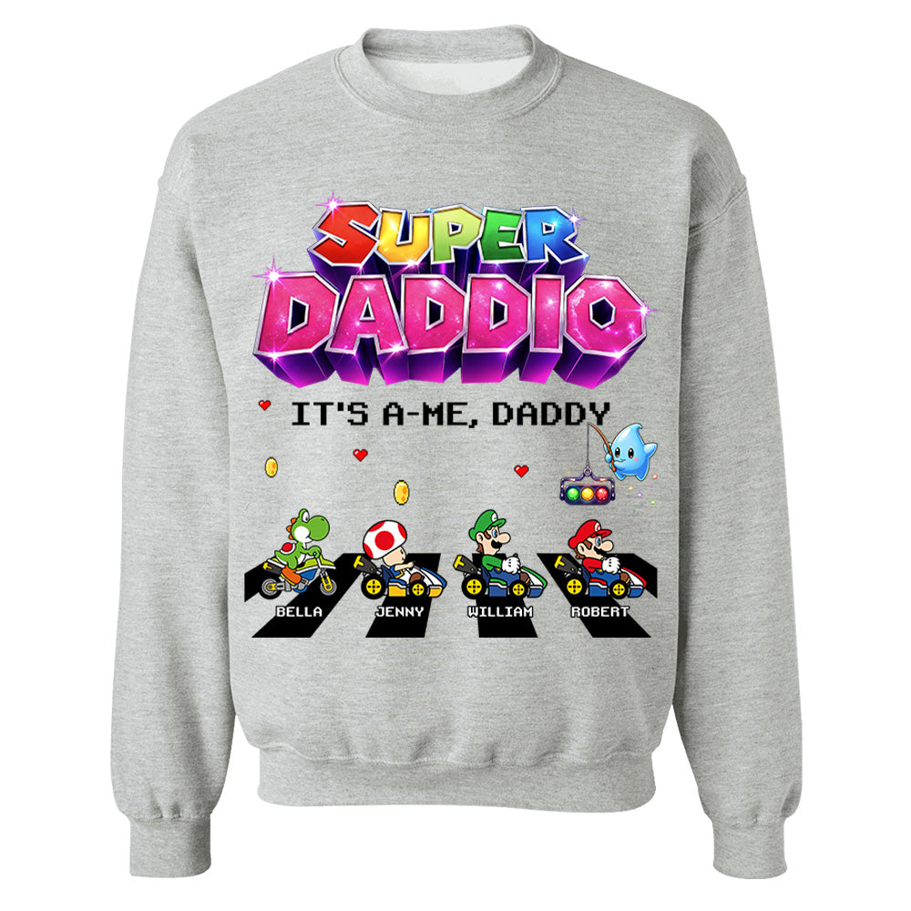 Customized Super Daddio It's A Me, Daddy Shirts, Father's Day Gift For Dad L0411 VH01