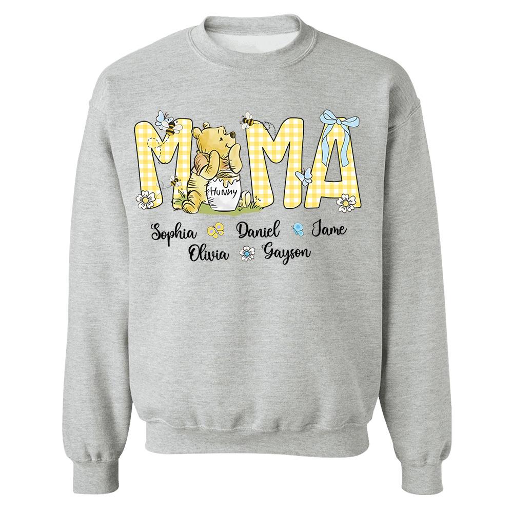 Personalized Mama Bear, Grandma Bear, Promoted to Nana T-shirt Hv01