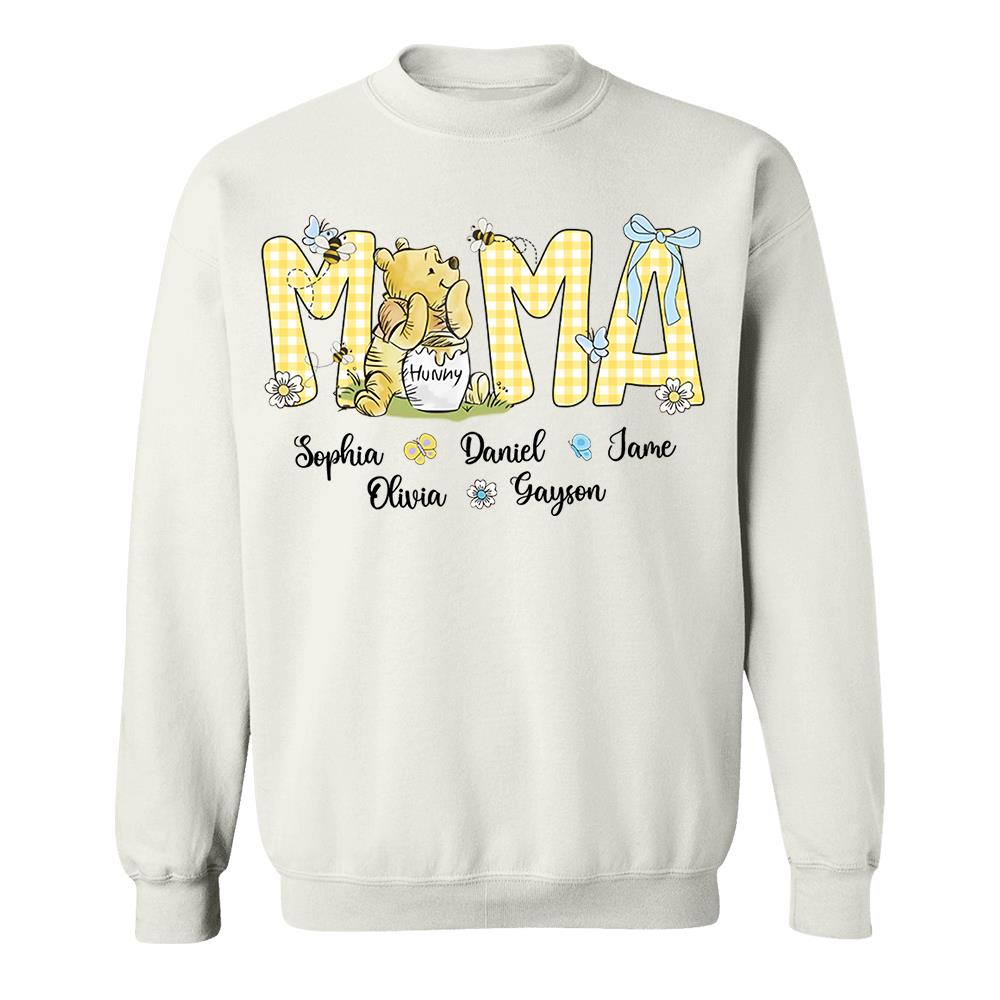 Personalized Mama Bear, Grandma Bear, Promoted to Nana T-shirt Hv01