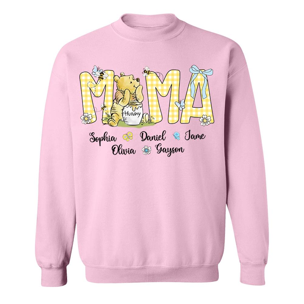 Personalized Mama Bear, Grandma Bear, Promoted to Nana T-shirt Hv01