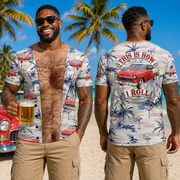 Funny Hairy Muscular Body - Personalized Car Photo Shirt A2110 Pt99
