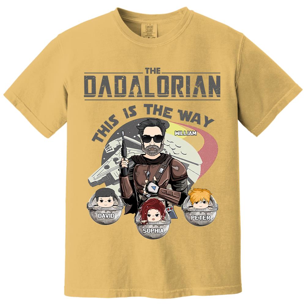 The Dadalorian This Is The Way Personalized Shirt Gift For Dad - Custom Father's Day Gift 2026 Vr3 Hv01