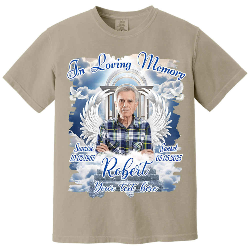 Custom Upload Photo In Loving Memory Shirt