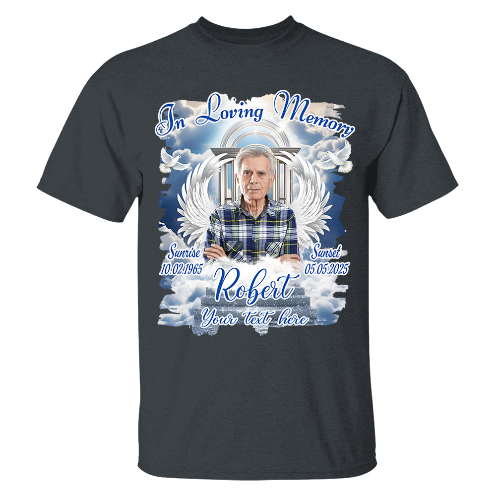 Custom Upload Photo In Loving Memory Shirt