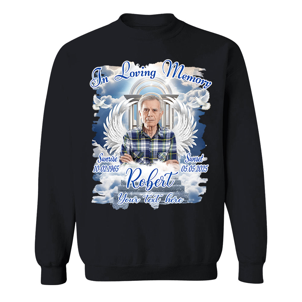Custom Upload Photo In Loving Memory Shirt
