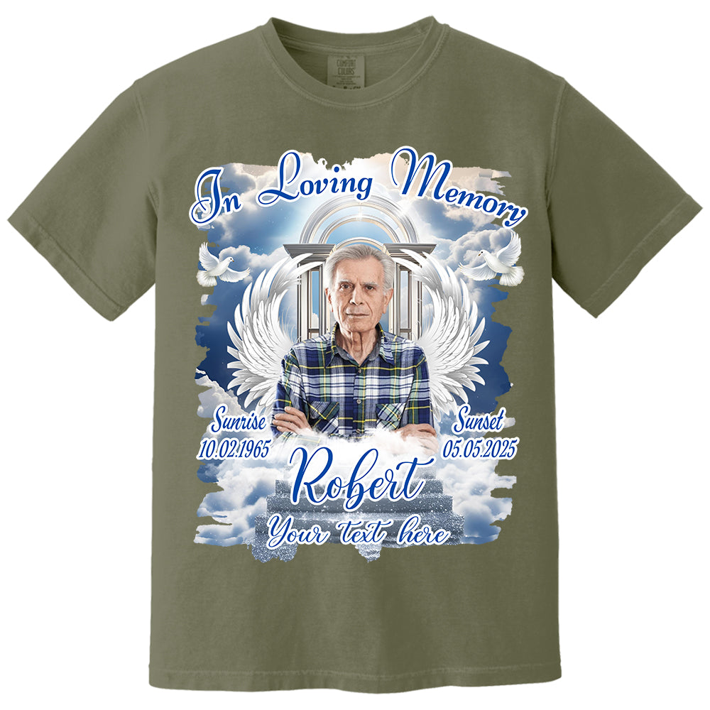 Custom Upload Photo In Loving Memory Shirt