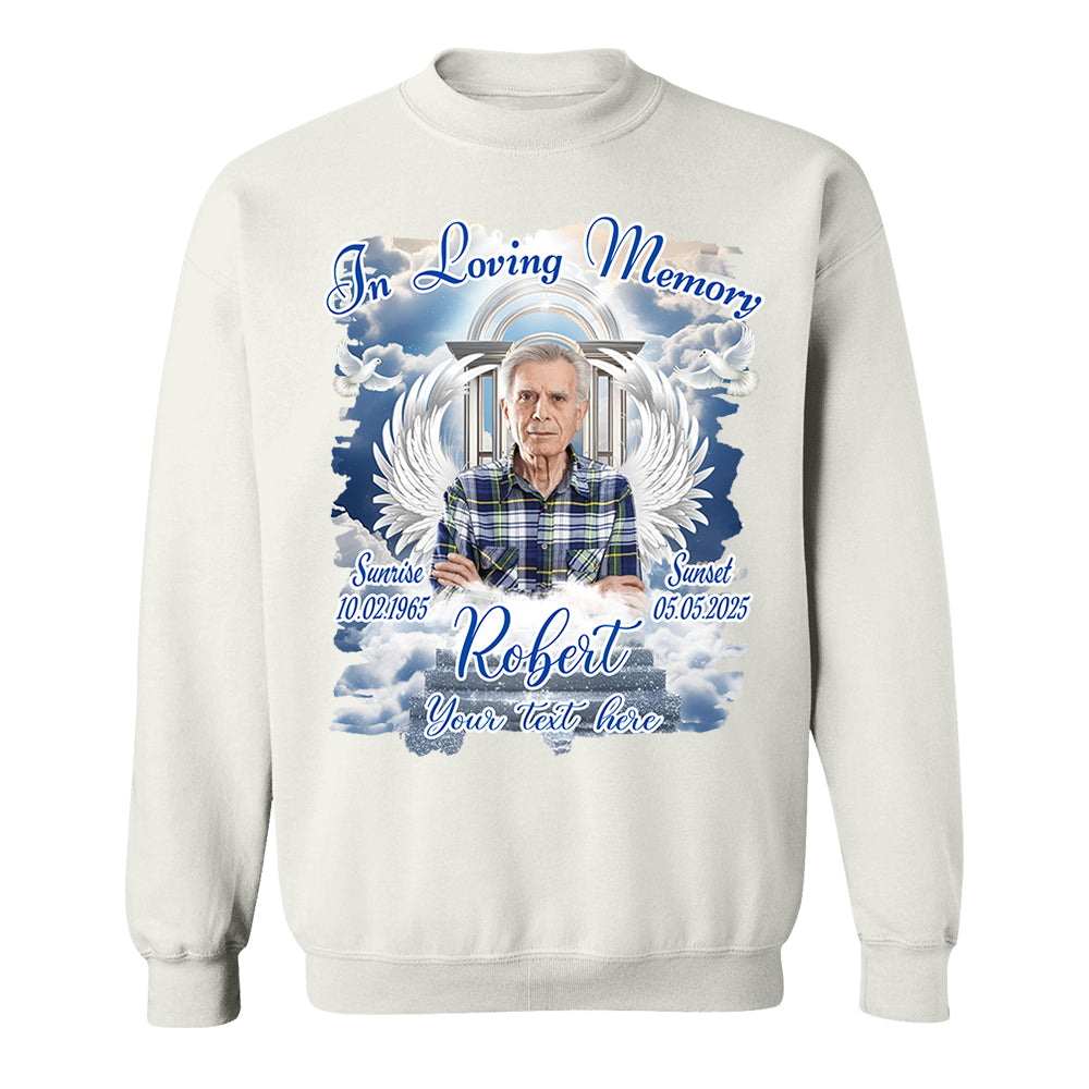 Custom Upload Photo In Loving Memory Shirt