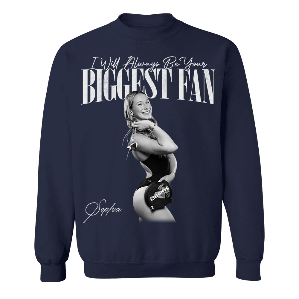 I’ll Always Be Your Biggest Fan – Vintage Washed Retro Bootleg Tee for Swimming Players NA02