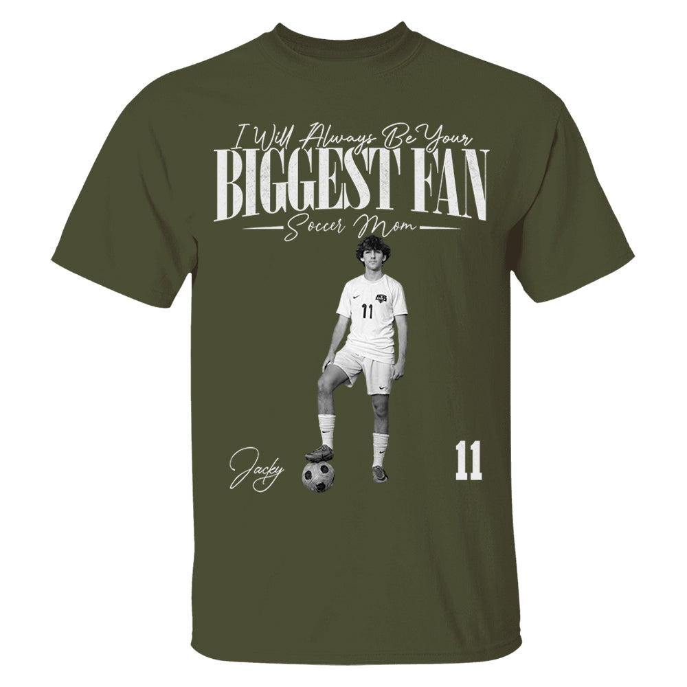 I'll Always Be Your Biggest Fan - Washed Tee Retro Bootleg Shirt For Soccer Players New T24