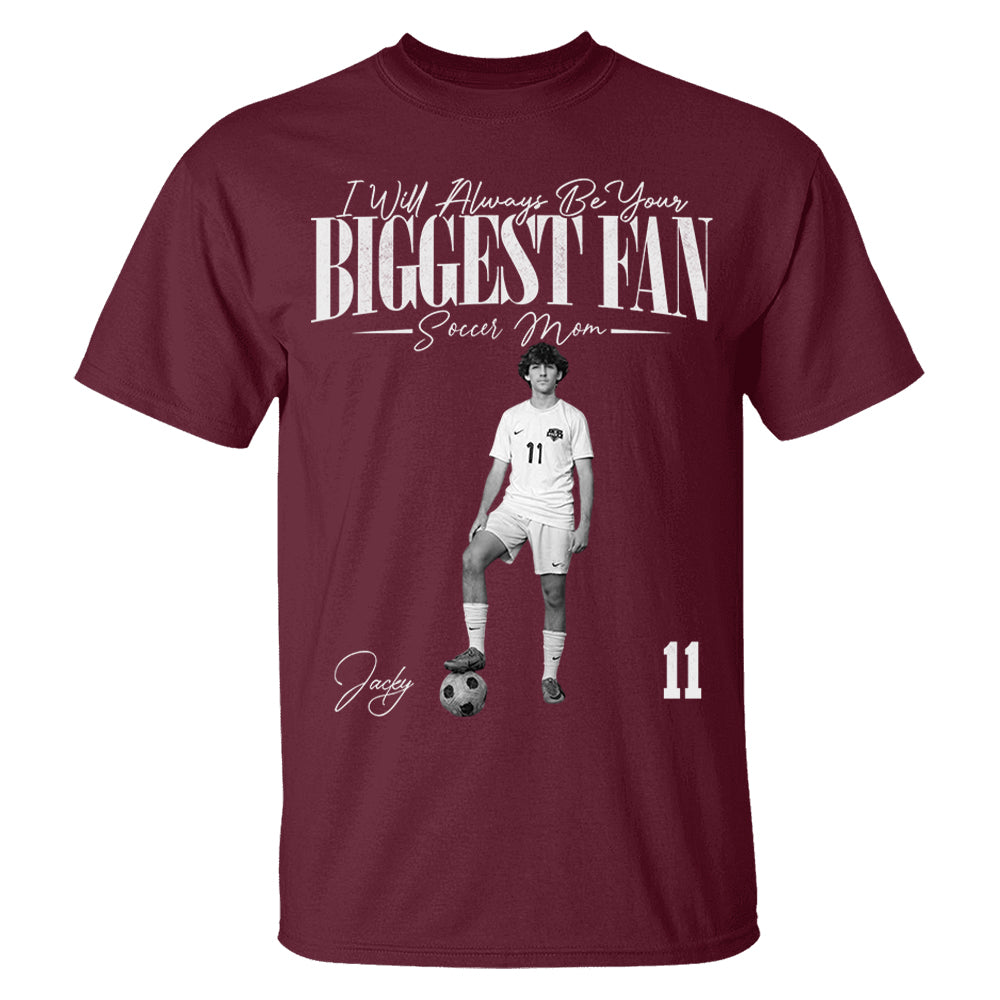 I'll Always Be Your Biggest Fan - Washed Tee Retro Bootleg Shirt For Soccer Players New T24