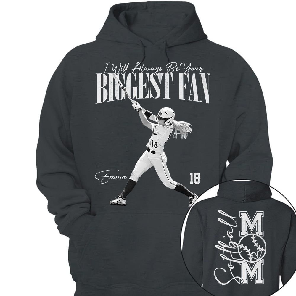 I'll Always Be Your Biggest Fan - Washed Tee Retro Bootleg Shirt For Softball Player Vr2 Na02 Do99