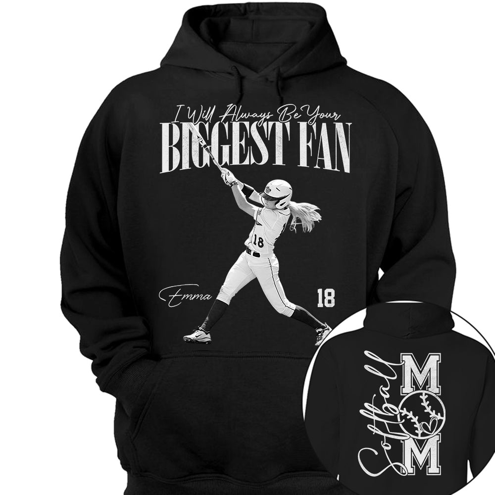 I'll Always Be Your Biggest Fan - Washed Tee Retro Bootleg Shirt For Softball Player Vr2 Na02 Do99