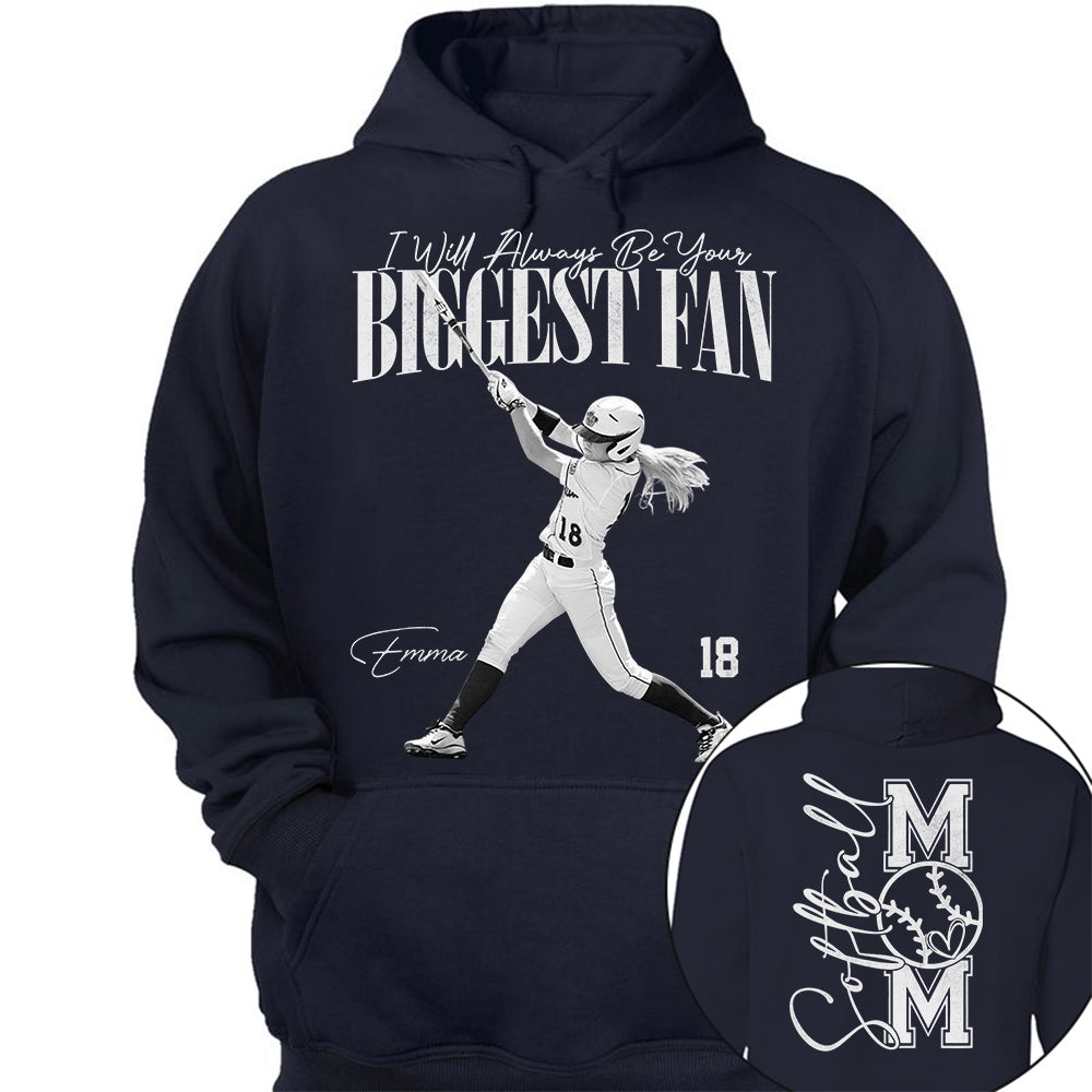 I'll Always Be Your Biggest Fan - Washed Tee Retro Bootleg Shirt For Softball Player Vr2 Na02 Do99