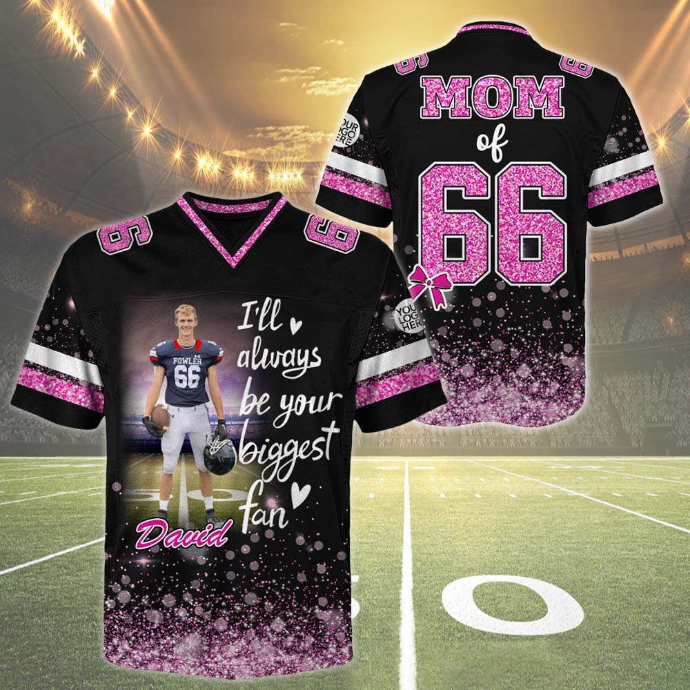 Custom Photo Football Jersey For Football Lovers - Personalizef All Over Print Shirt For Football Player NA04 Pt99