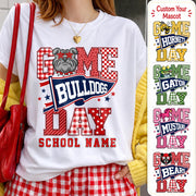 Custom School Mascot Game Day Shirt , School Spirit L0411 Hv01
