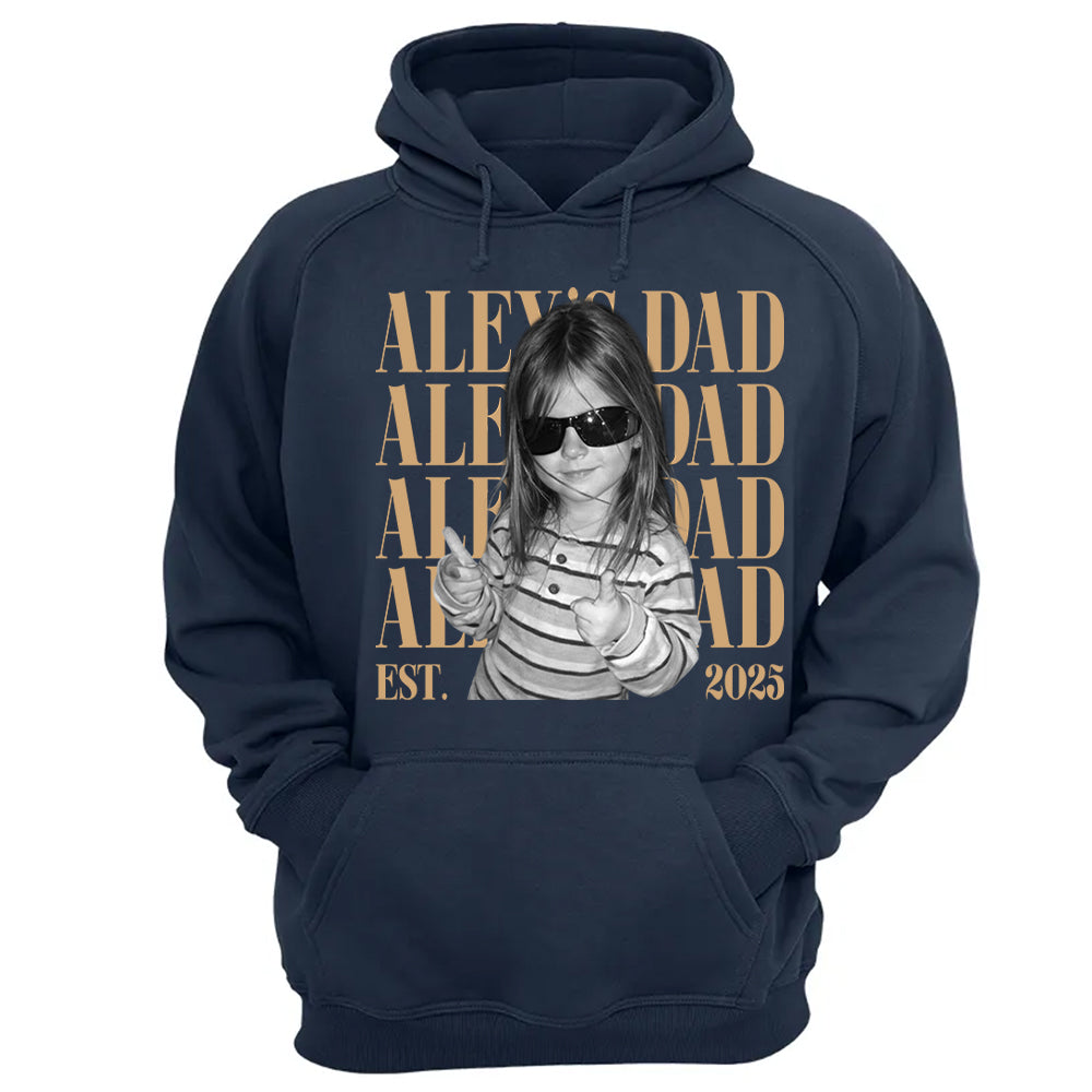 Classic Custom Dad Vintage Photo Shirt: Personalized Fathers Day Shirt With Kids Photo, Funny Dad Shirt, Best Dad Ever Shirt, New Dad Gift T24