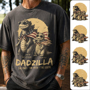 Custom Dadzilla The Man The Myth The Legend Shirt , Gifts For Father Day L0411 VH01