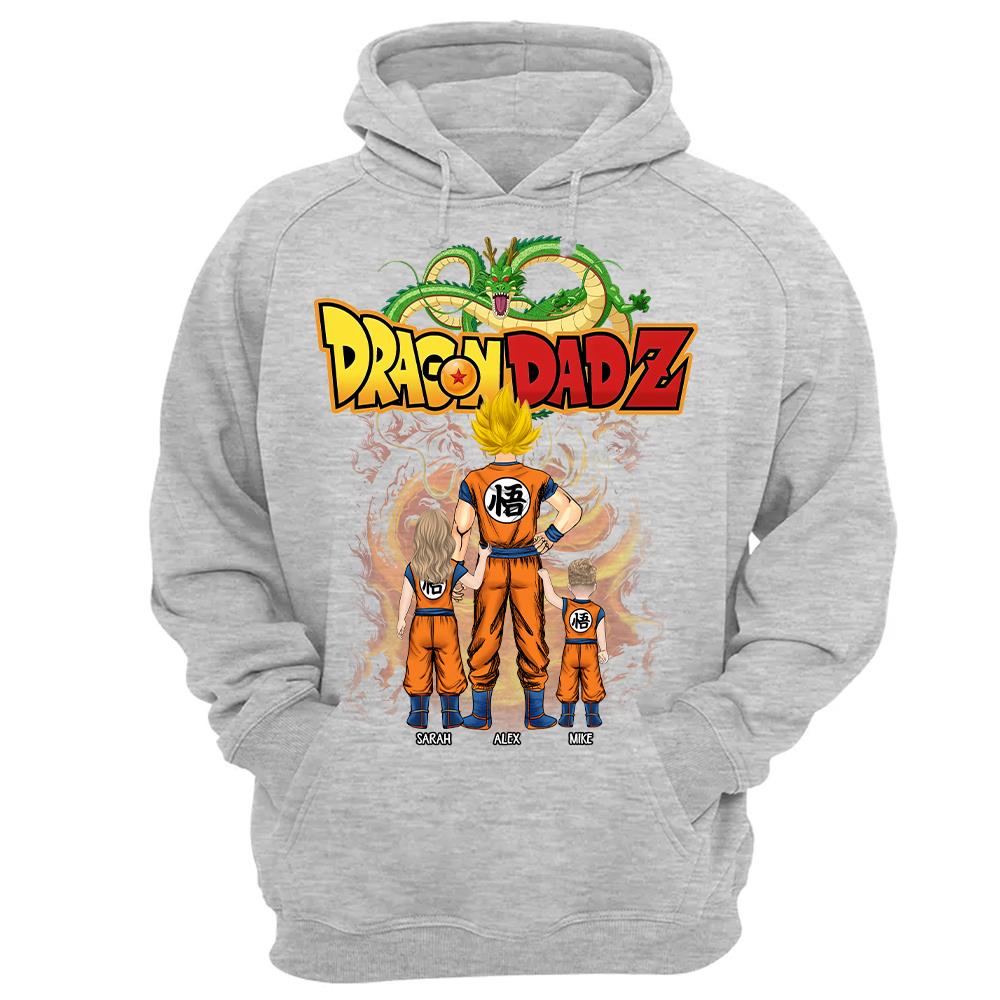 Custom Best Dad Saiyan Shirt, Dragon Dad  Shirt Gift For Father's Day L0411 Hv01