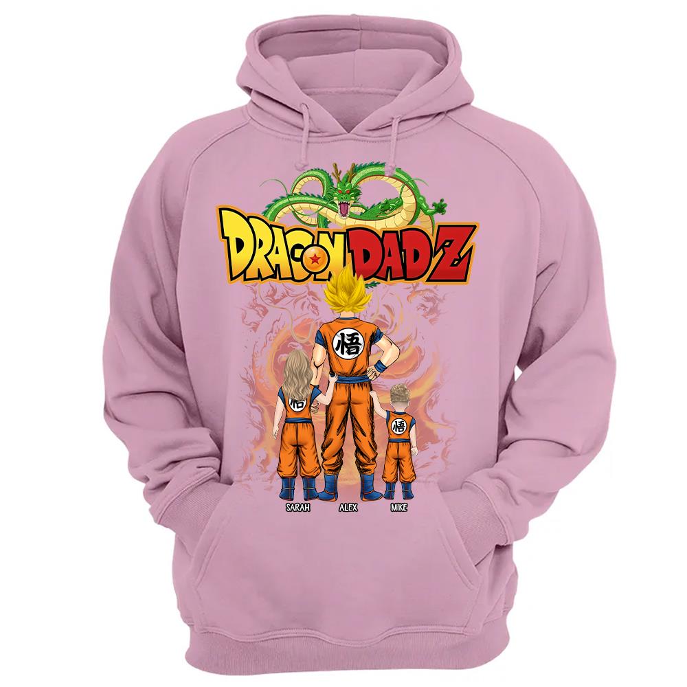 Custom Best Dad Saiyan Shirt, Dragon Dad  Shirt Gift For Father's Day L0411 Hv01